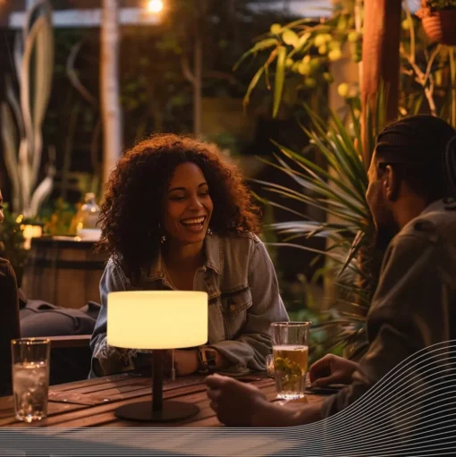 Calex LED tafellamp, IP44, trekschakelaar