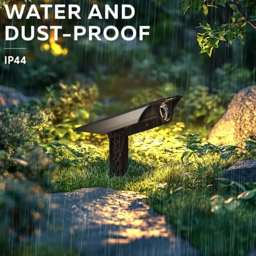 Calex LED-prikspot op zonne-energie Padoa, set van 2, zwart