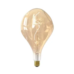 Calex Organic Evo LED lamp E27 6W dimbaar goud