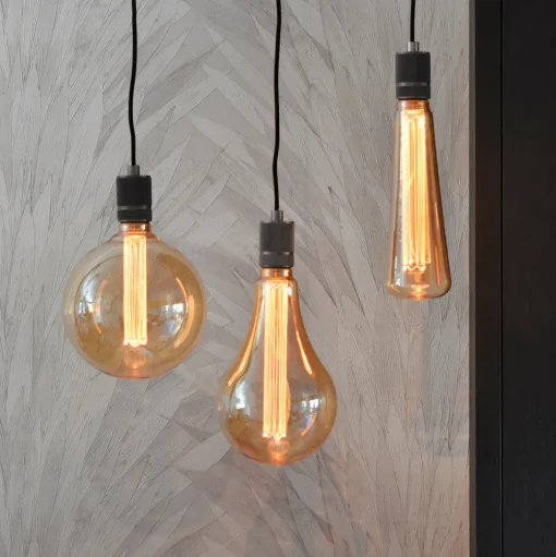 Calex Royal Osby LED E27 3,5W 1.800K dim goud