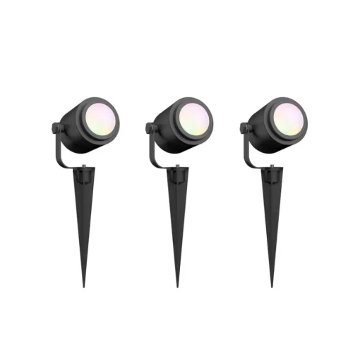 Calex Smart Buitenspot, grondspies, set van 3