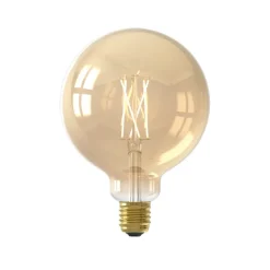 Calex Smart E27 G125 7W LED gloeidraad 806lm goud