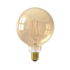 Calex Smart E27 G125 7W LED gloeidraad 806lm goud