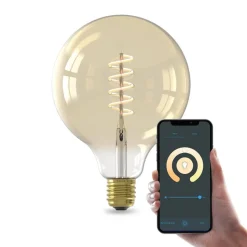 Calex Smart LED E27 7W G125 1800 - 3000 K Gloeidraad 2-pack