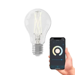 Calex Smart LED lamp E27 A60 7W Filament CCT