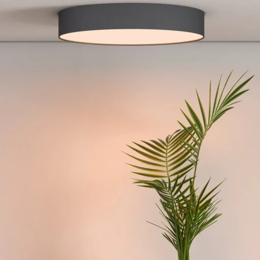 Calex Smart LED plafondlamp Fabric, Ø 40 cm, RGBW, dimbaar