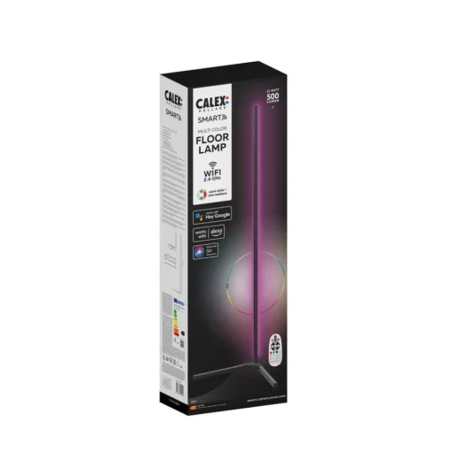 Calex Smart LED vloerlamp met afstandsbediening RGBW