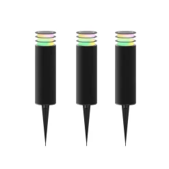 Calex Smart tuinpaal voor buiten, RGBW, set van 3