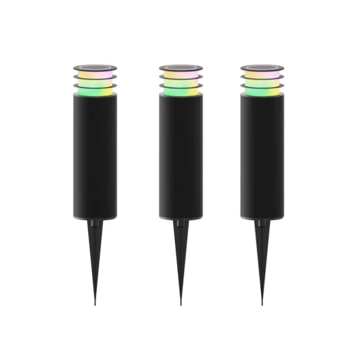 Calex Smart tuinpaal voor buiten, RGBW, set van 3