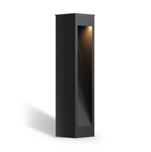 Calex Solar LED tuinpadverlichting Ivrea, zwart, aluminium, IP67