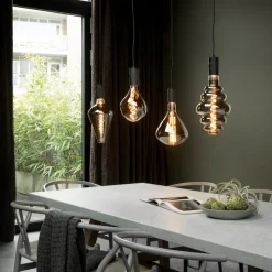 Calex Vienna LED lamp E27 6W dim 1.800 K titaan