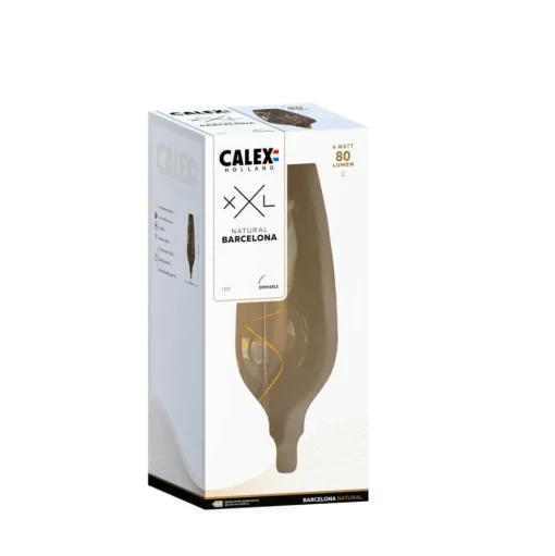 Calex XXL Barcelona Flex LED E27 4W 918 dim natuur
