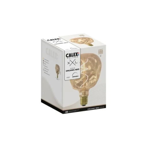 Calex XXL Organic Neo LED E27 4W G125 dim goud