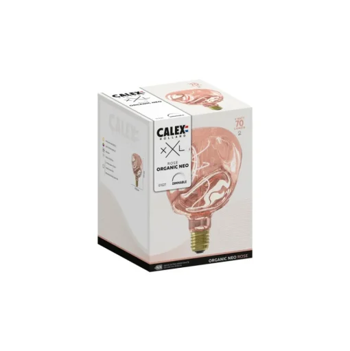 Calex XXL Organic Neo LED E27 4W G125 dim roze