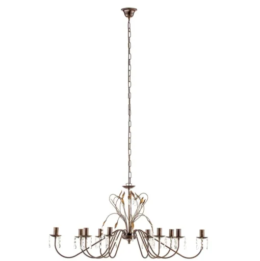 CAMPANA kroonluchter, ovaal gevormd, 110 cm