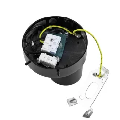 CAN TILT wandspot, zwart, Ø 10 cm metaal GU10 schakelaar