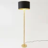 Cancelliere Rotonda chintz vloerlamp zwart/goud