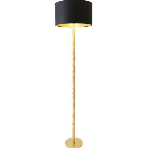 Cancelliere Rotonda chintz vloerlamp zwart/goud
