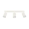 Carbon plafondspot, beige, lengte 45 cm, aluminium, 3-lamps.