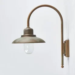 Casale buitenwandlamp, hoogte 60cm, brons antiek