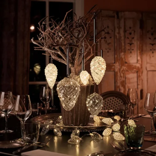 Celina LED lichtketting op batterijen, wit