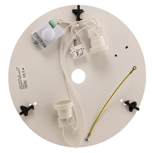 Cleo 300 plafondlamp, koper, sensor, IP20, Ø 30 cm, metaal