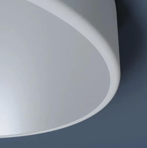 Cleo plafondlamp, Ø 40 cm, IP20, wit, metaal, E27