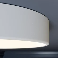 Cleo plafondlamp, Ø 40 cm, IP20, wit, metaal, E27