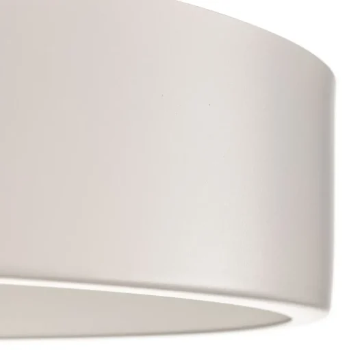 Cleo plafondlamp, Ø 60 cm, IP20, wit, metaal, E27