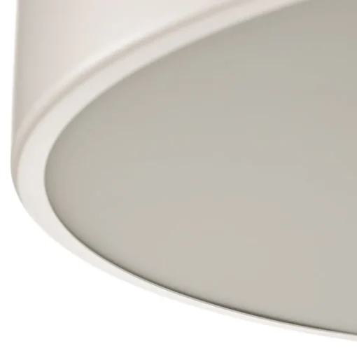 Cleo plafondlamp, Ø 60 cm, IP20, wit, metaal, E27