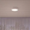 Cleo plafondlamp, Ø 50 cm, IP54, wit, metaal, E27