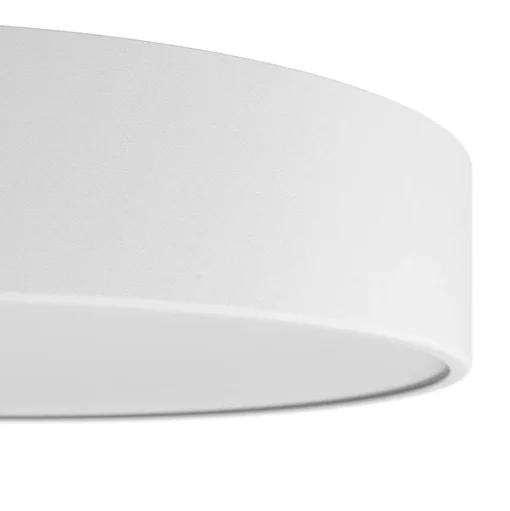 Cleo plafondlamp, Ø 50 cm, IP54, wit, metaal, E27