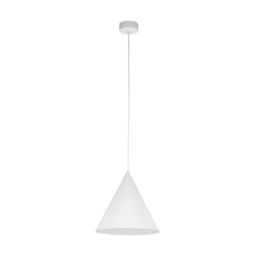 Cono hanglamp, wit, Ø 25 cm, staal, 1-lamp