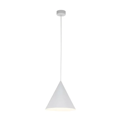 Cono hanglamp, wit, Ø 25 cm, staal, 1-lamp