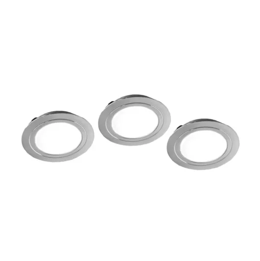 Cubic 55 ronde LED spot in een set van 3 eenheden