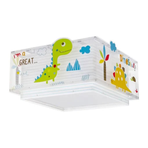 Dalber Dinos kinder-plafondlamp met dinosauriërs