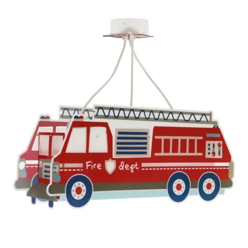 Dalber Fire Truck hanglamp, brandweerauto, rood