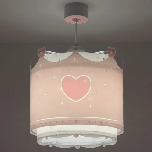 Dalber Little Queen hanglamp in kroonmotief