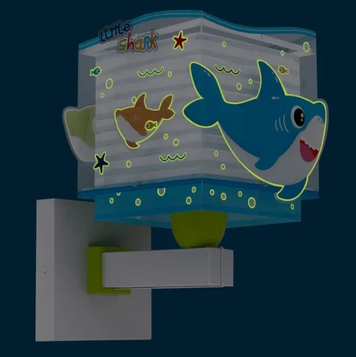 Dalber Little Shark wandlamp met zeemotief
