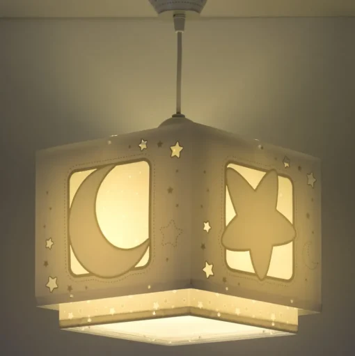 Dalber Moonlight kinderen-hanglamp 1-lamp grijs