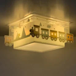 Dalber Nachttrein plafondlamp, locomotief motief