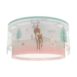 Dalber plafondlamp Loving Deer, met hertenmotief