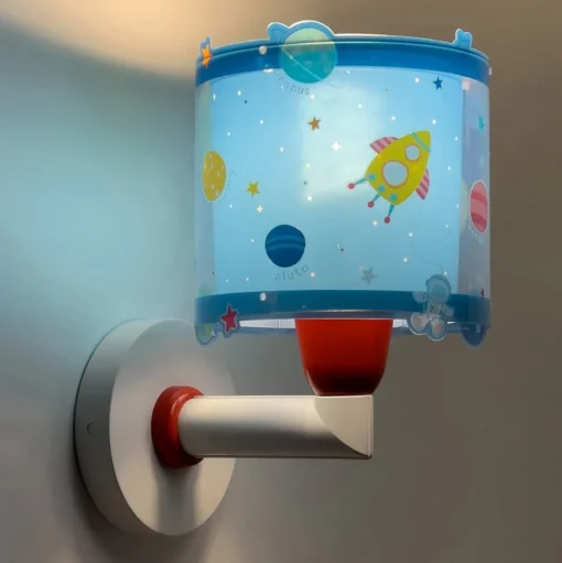 Dalber Planet wandlamp voor kinderen met stekker