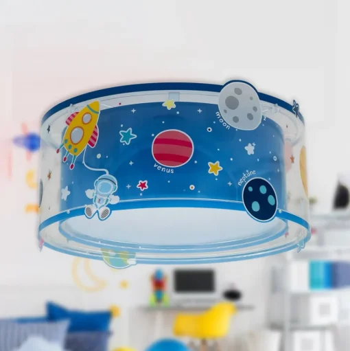 Dalber Planets plafondlamp met ruimtemotief