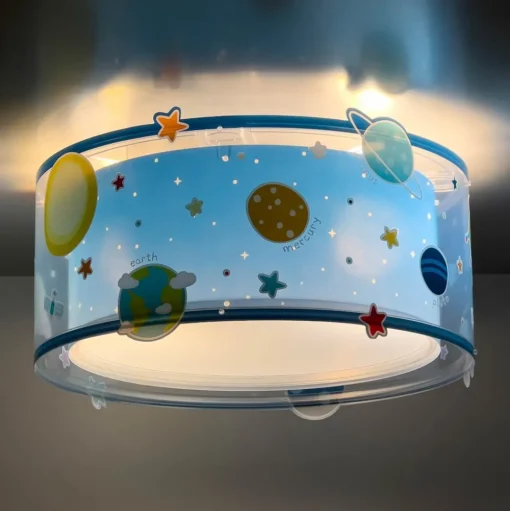 Dalber Planets plafondlamp met ruimtemotief