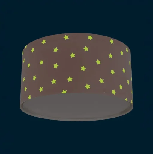 Dalber Star Light plafondlamp voor kinderen roze