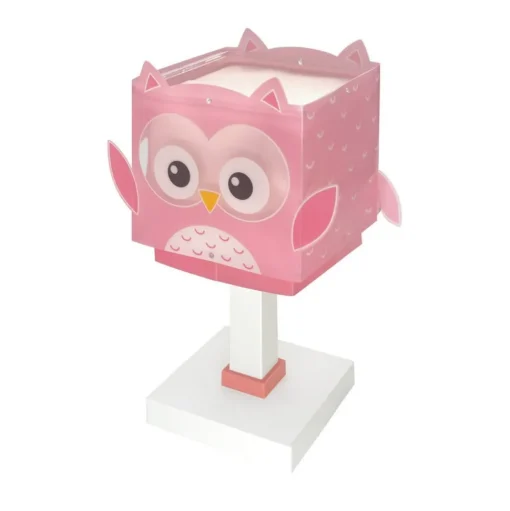 Dalber tafellamp Little Owl, roze