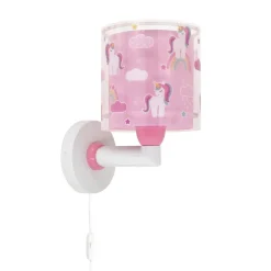 Dalber Unicorns kinder-wandlamp met eenhoornmotief