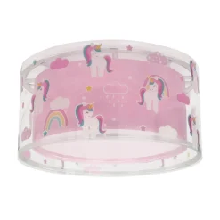 Dalber Unicorns plafondlamp eenhoornmotief 1-lamps
