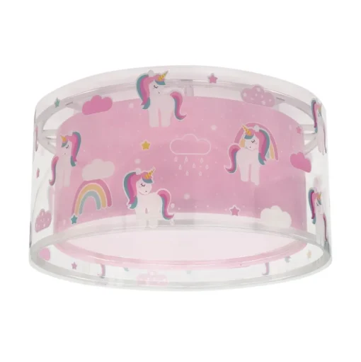 Dalber Unicorns plafondlamp eenhoornmotief 1-lamps